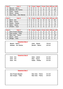 Classement Tournoi du 18-10-2013