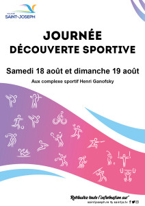 A4 affiche Journée découverte du sport